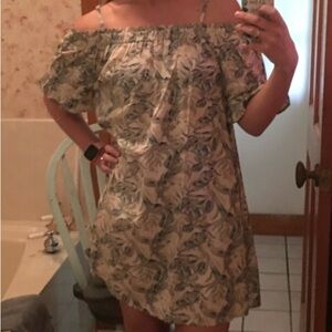 Floral Off-Shoulder Dress